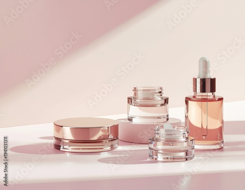 jar dan botol serum skincare