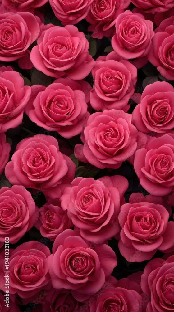 Naklejka premium Pink rose bouquet pink rose pattern pink rose closeup pink rose background pink rose texture pink rose arrangement