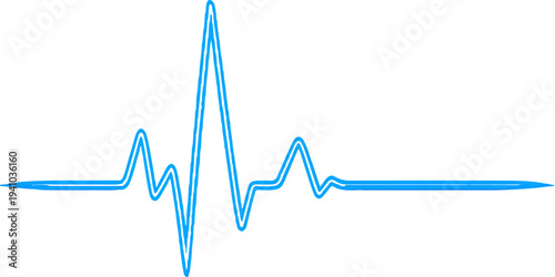 3D medical illustration of a red heartbeat pulse line forming a heart shape on a financial growth chart with a business success arrow symbol