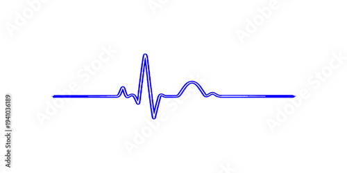 3d medical illustration of a heartbeat ecg wave forming a heart shape on a business growth chart with a success arrow concept design