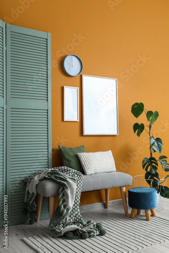 Interior of stylish room wi...