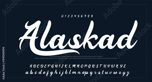 Script Brush Font Type Font lettering handwritten 
