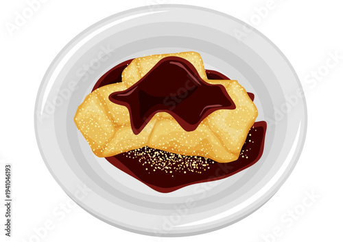 わらび餅　黒蜜