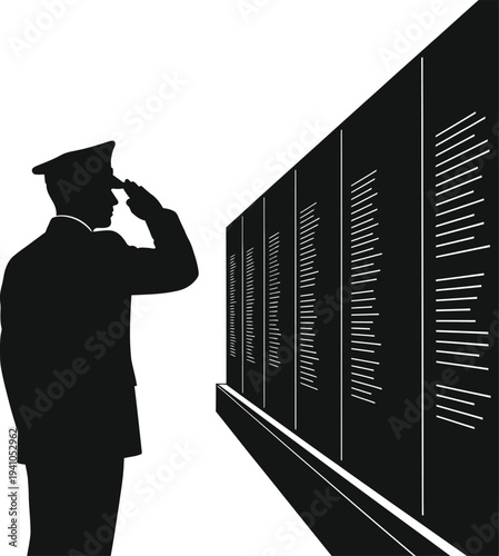 Memorial day tribute honoring fallen heroes and veterans