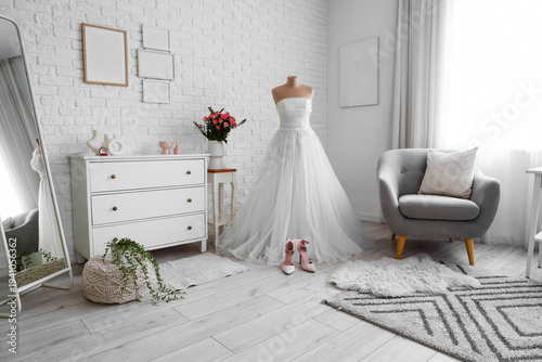 Interior of room with weddi...