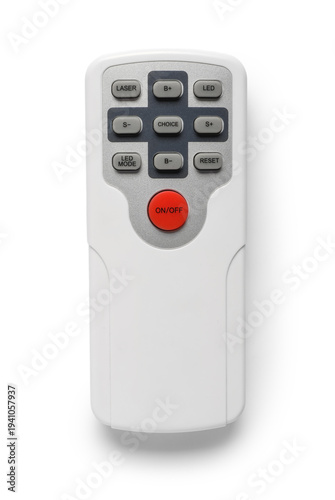 Remote controller on white ...