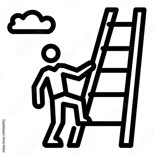 Confidence Ladder Icon