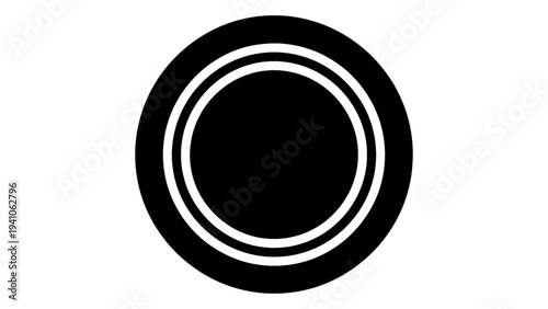 Round dining placemat for table setting in restaurants and homes with simple design
