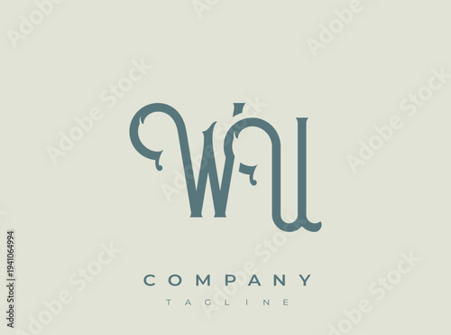Elegant thai script logo template for company branding purposes