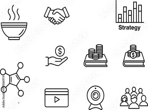business icons set