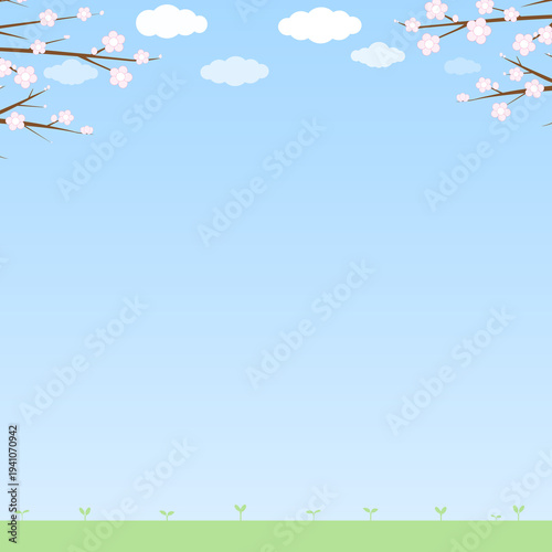 벚꽃나무배경