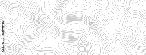 Abstract topographic map lines seamless vector pattern great for backgrounds and textures