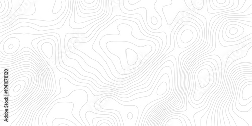 Creative Abstract Mapping Design with Seamless Contour Lines Depicting Mountain Ridges and Ocean Depths in a Stylized Geometric Grid