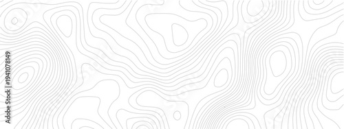 Creative Abstract Mapping Design with Seamless Contour Lines Depicting Mountain Ridges and Ocean Depths in a Stylized Geometric Grid