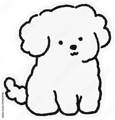 Dog sticker