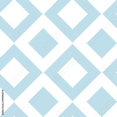 Geometric Textile Design Diamond Pattern
