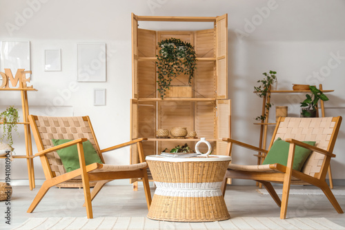Interior of living room wit...