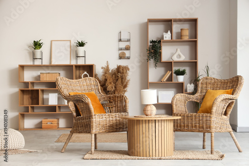 Interior of living room wit...