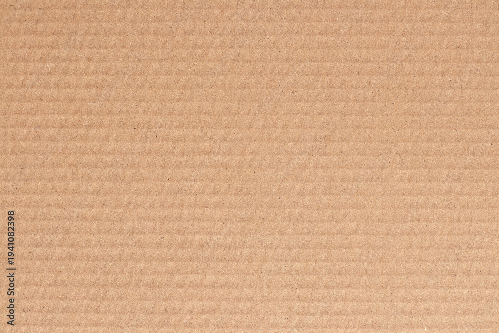 Fototapeta premium Brown cardboard sheet abstract background, texture of recycle paper box in old vintage pattern for design art work.