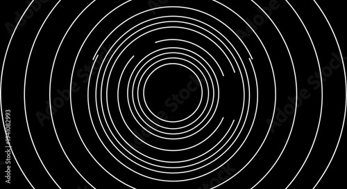 Concentric Circles Abstract Background