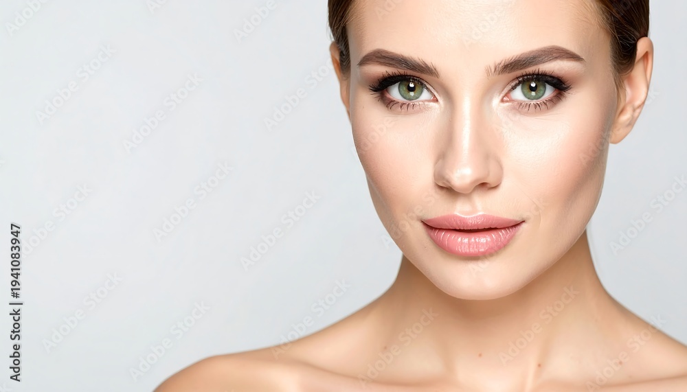 Obraz premium Woman's flawless face