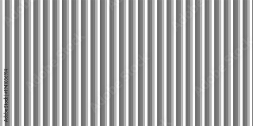 Narrow black-white vertical lines. Symmetric geometric ornament. Striped seamless pattern, abstract wallpaper. Digital paper for textile print, page fill. Vector