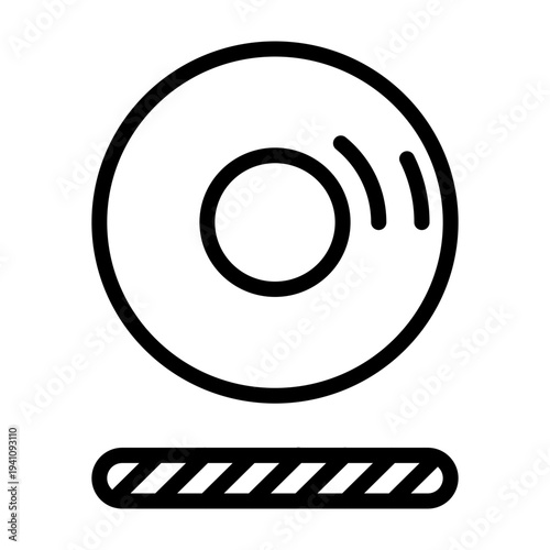 Software Build Vector Line Icon Design