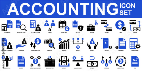 Counting icon set vector for educational math apps. Ideal for symbolizing numerical calculations, school learning, and digital accounting.