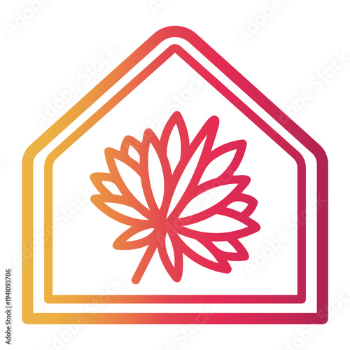 cultivation Line Gradient Icon