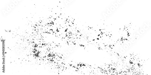 Black and White Rough Vintage Distress Background with Soft Grain and Gritty Grunge Texture.