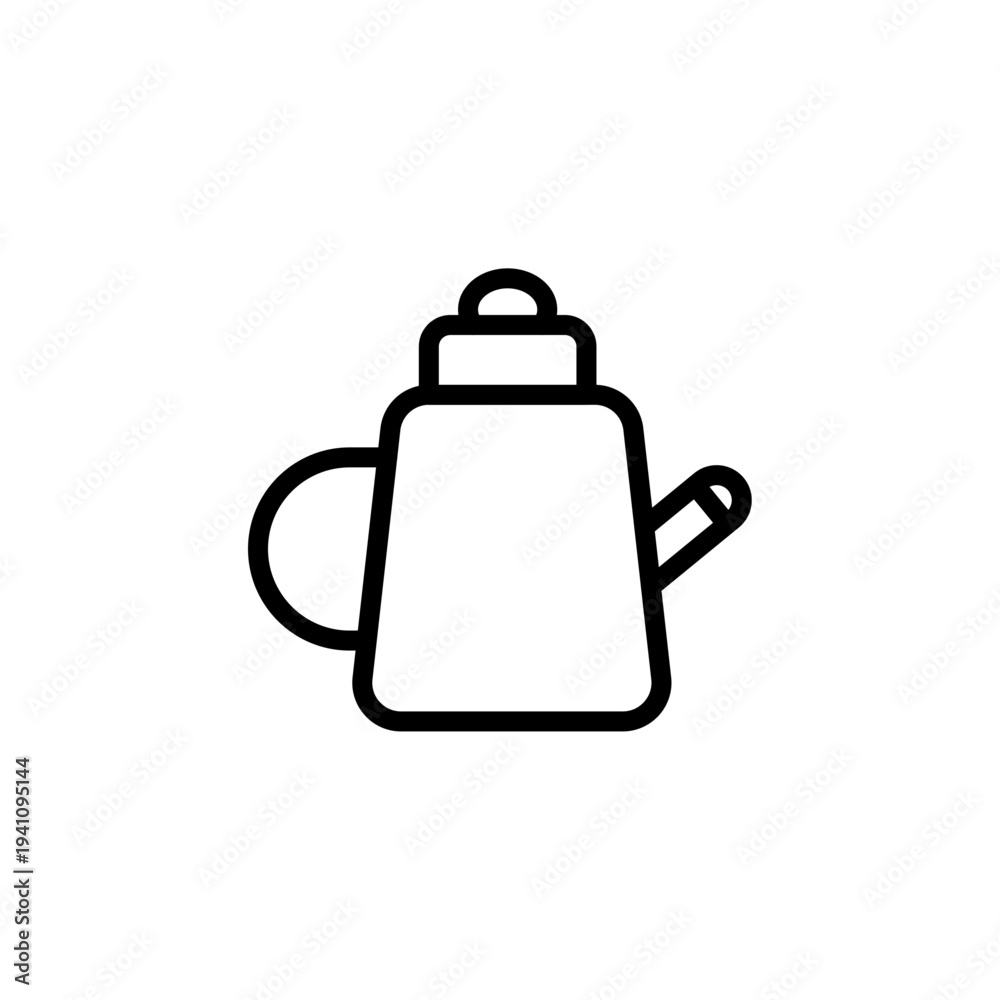 Obraz premium Food and drink vector line icons featuring meals, beverages, fruits, utensils, cooking, restaurants, snacks, nutrition, dining, and culinary culture symbols.
