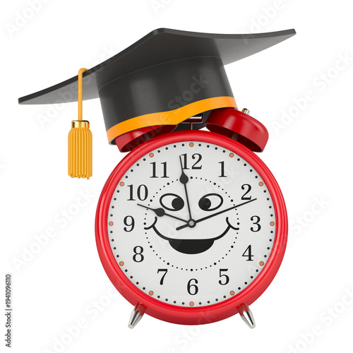 Time is education on white ...