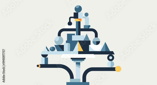 Industrial machinery and factory equipment.