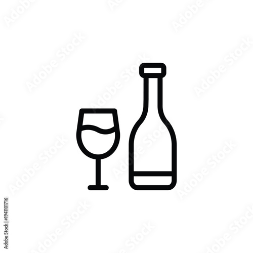 Food and drink vector line icons featuring meals, beverages, fruits, utensils, cooking, restaurants, snacks, nutrition, dining, and culinary culture symbols.