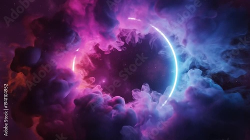 Cosmic Cloud Vortex.