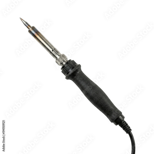 Tablou pe pânză Professional soldering iron tool on transparent background