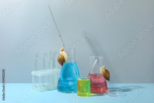 Laboratory glassware of col...