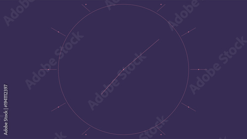 Celestial constellation diagram with glowing star connections on deep cosmic purple background, minimalist astronomy design for space-themed branding and educational materials