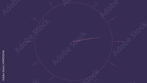 Celestial constellation design with dotted star pattern and subtle cosmic glow on deep purple space background