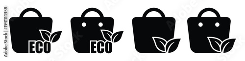Eco friendly reusable shopping bags with leaf design