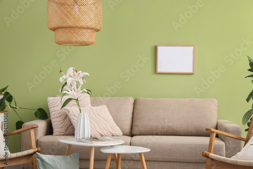 Interior of stylish living ...