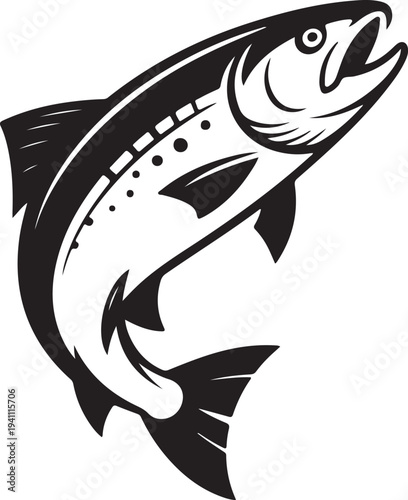 Trout silhouette