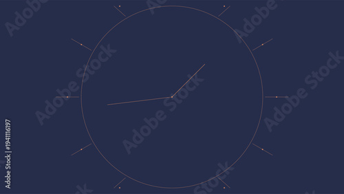 Celestial constellation diagram with dotted star connections and glowing central point against deep cosmic blue space background, minimalist astronomical illustration for scientific, educational