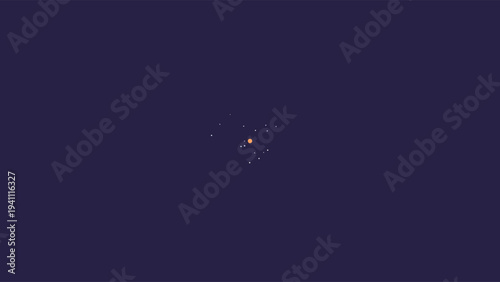 Celestial deep space composition featuring a sparkling constellation cluster with subtle cosmic dust and glowing nebula against a rich indigo void, ultra-high detail, minimalistic cosmic art