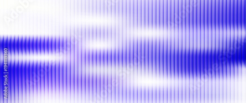 Abstract vertical blue light bar pattern background with glowing cyan center, creating a vibrant digital sound wave or equalizer effect, isolated on