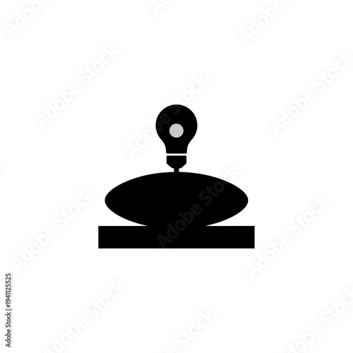 A black chess bishop piece illustration on transparent background silhouette