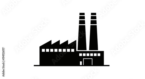 Industrial Factory Building Structure.