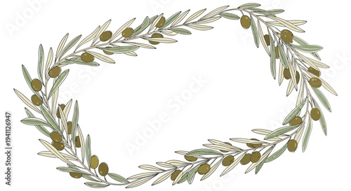 Minimal botanical corner decoration vector illustration with soft natural leaf branches arranged diagonally to create elegant frame corners ideal for wedding invitations greeting cards stationery temp