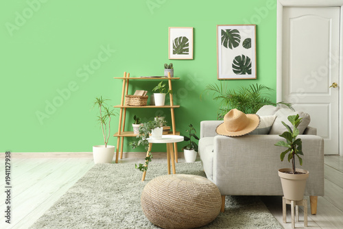 Interior of modern living r...