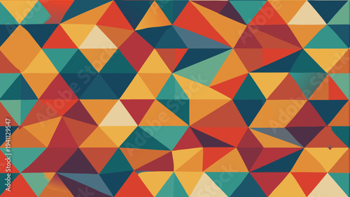 Colorful triangle abstract pattern geometric background for various designs